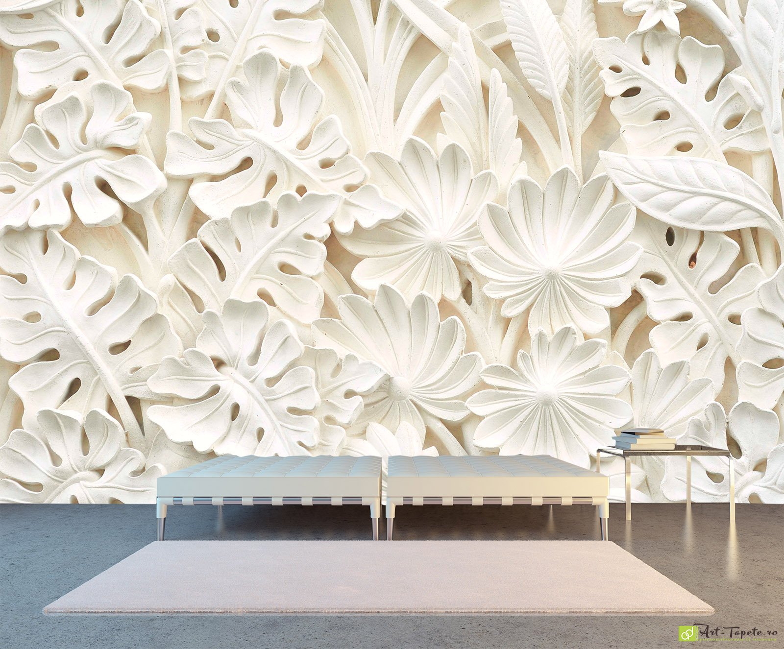 Fototapet 3d Basorelief în stil oriental