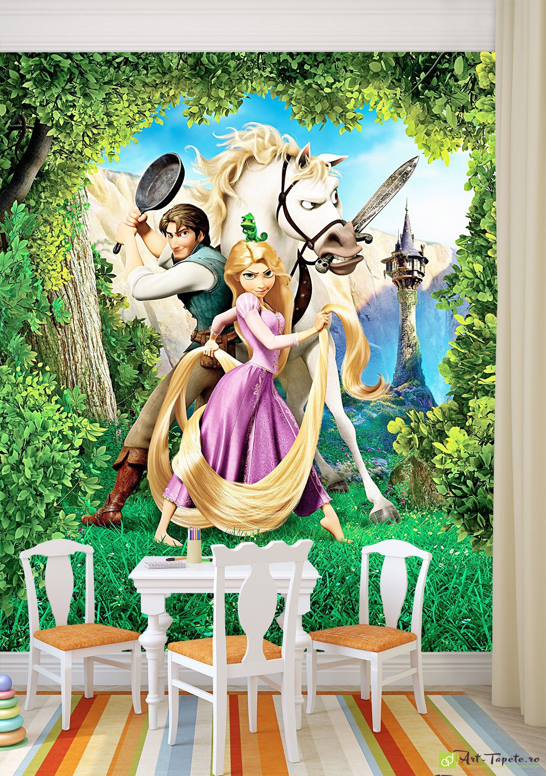 Fototapet copii Rapunzel, Tapet pentru copii