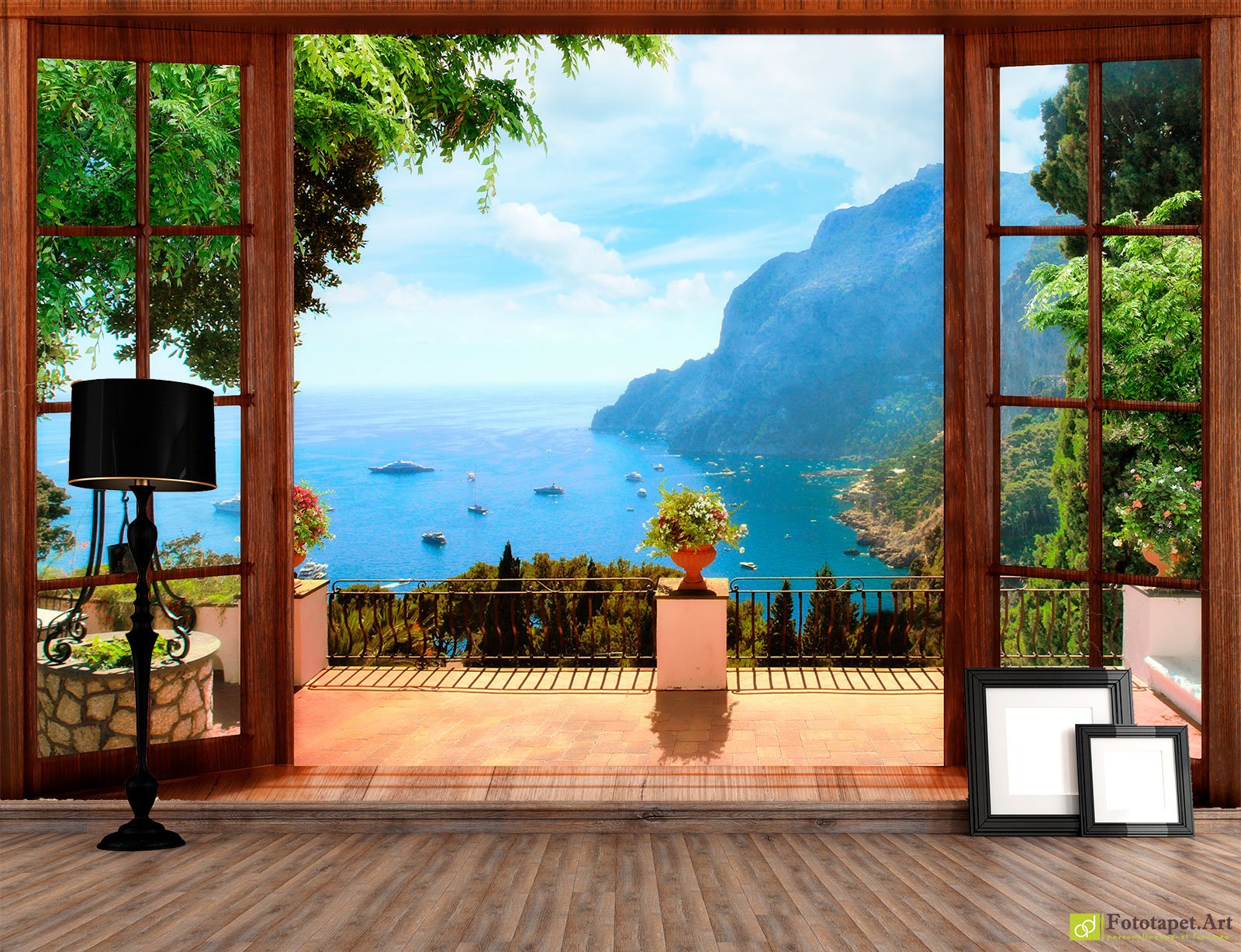 Fototapet Privirea spre peisaj frumos | Tapet living