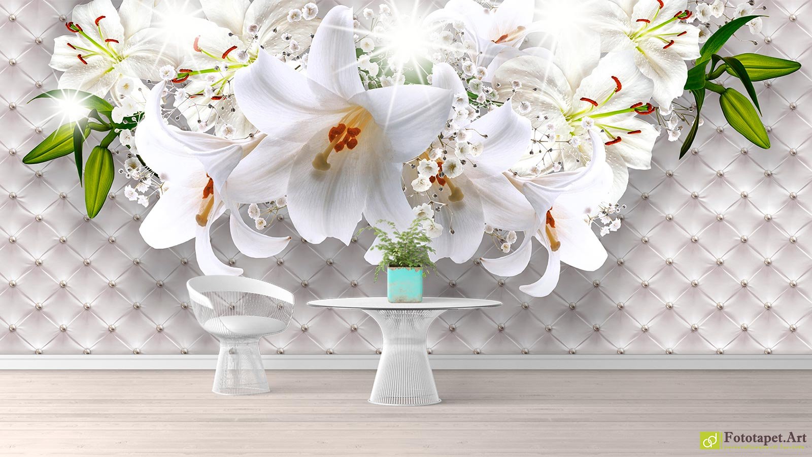 Fototapet 3d Crini și imitație pielii, tapet 3d decorativ la comanda