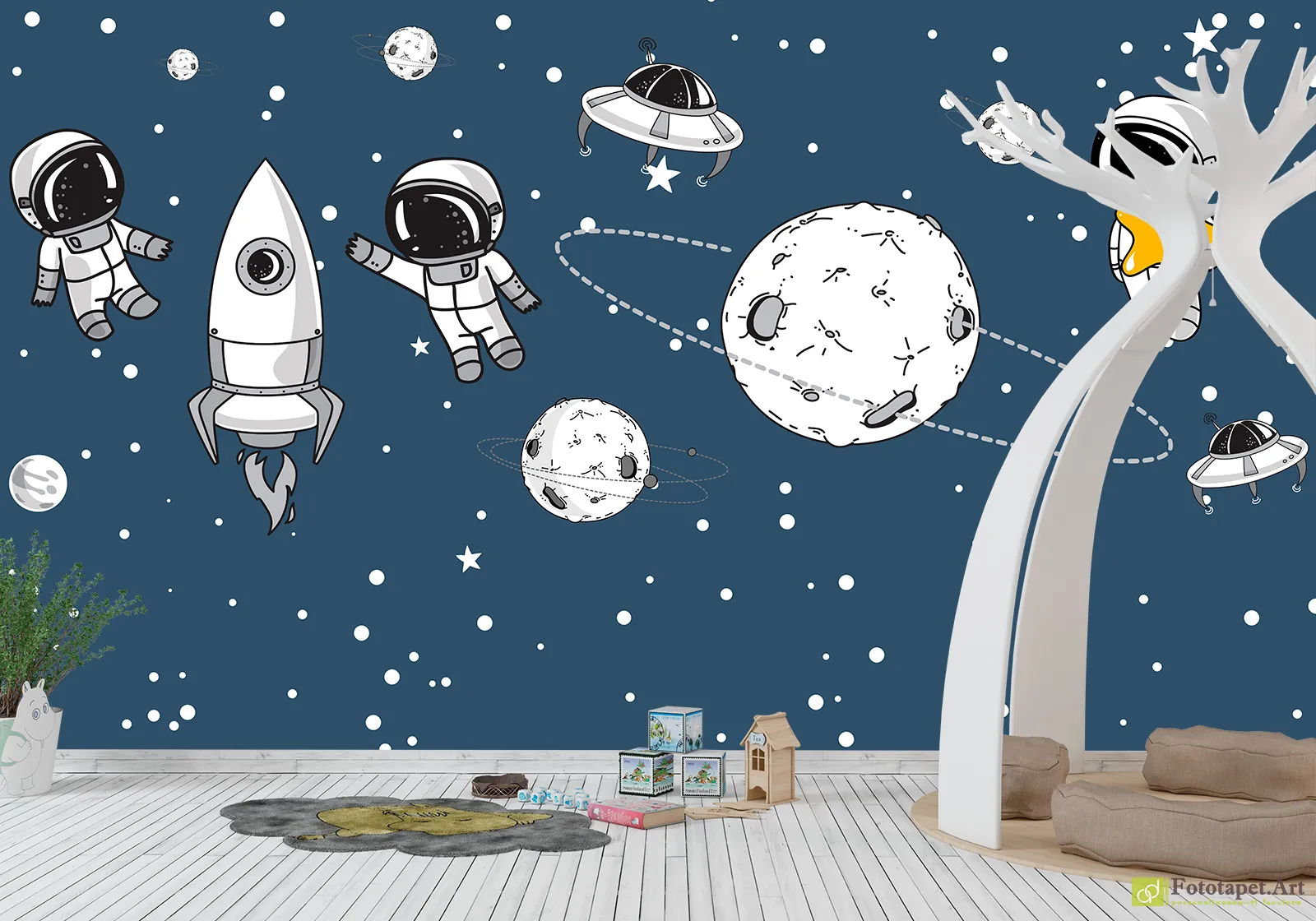 Fototapet pentru copii: Cosmos