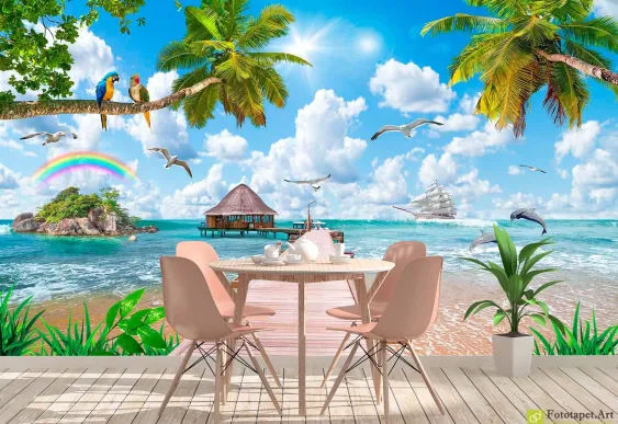 Fototapet - Insula Visurilor, fototapet dormitor