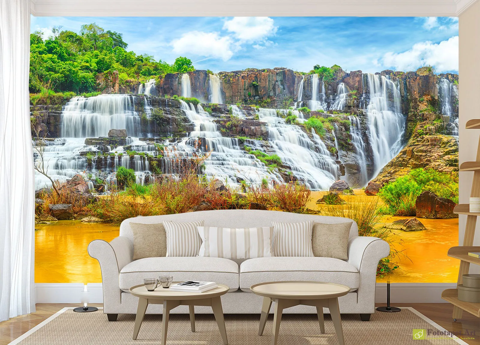 Cascada tapet personalizat la comanda