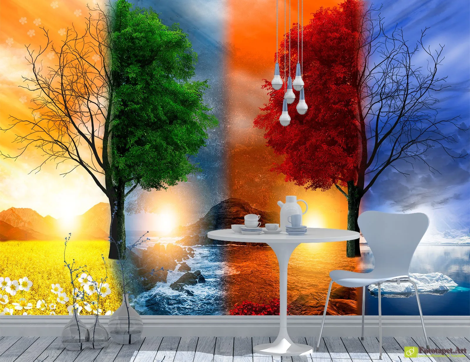 Fototapet - Anotimpuri, foto tapet. fototapet dormitor.