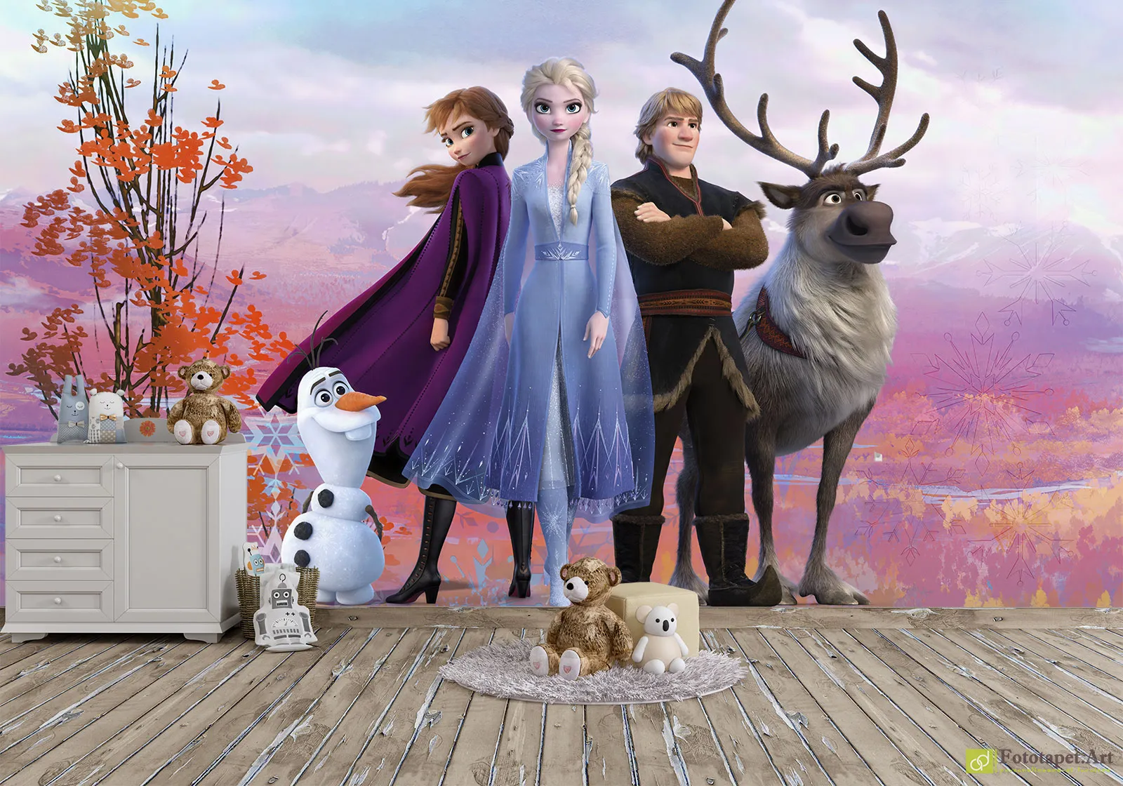 Tapet foto prințesă, Frozen de la Disney
