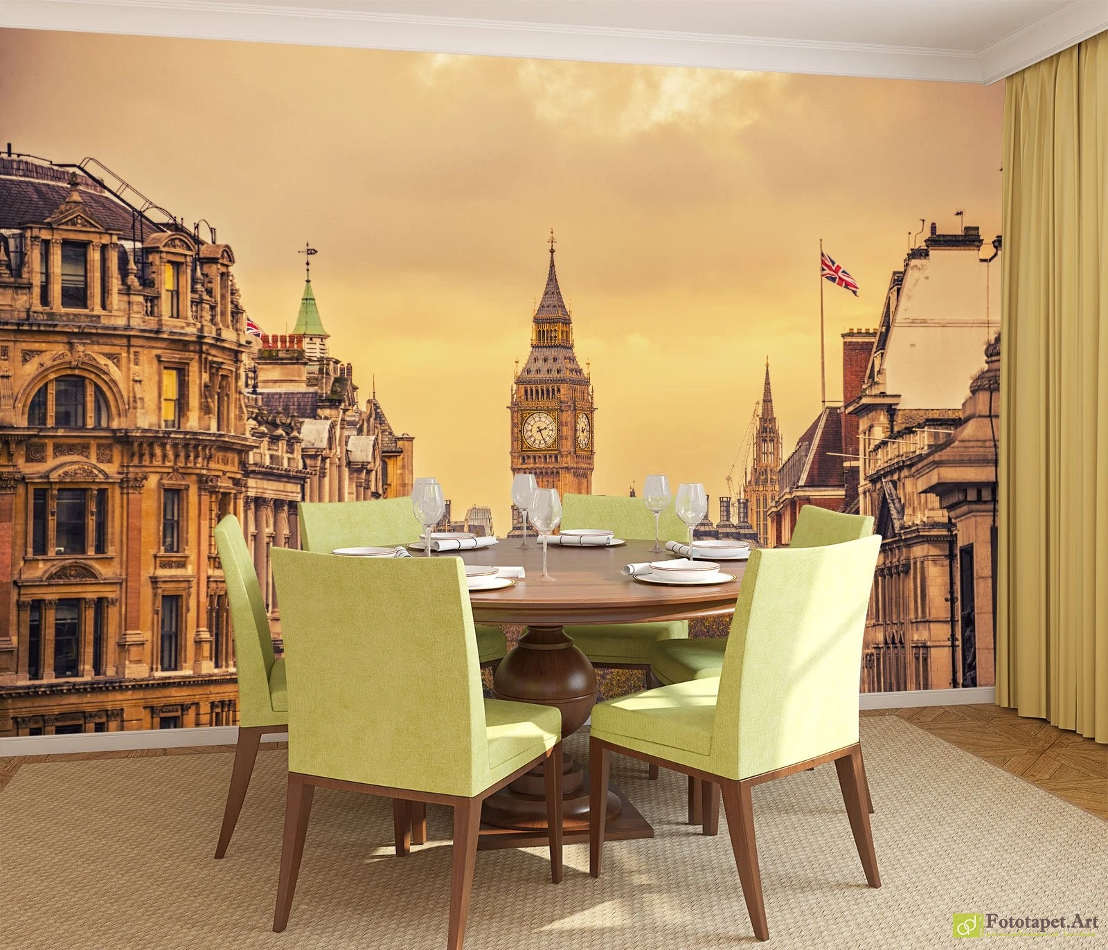 Fototapet Oraș Trafalgar Square, Londra | Tapet living