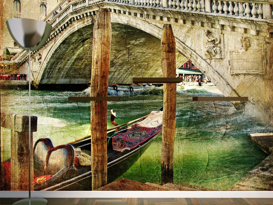 Fototapet Venetia, oras vechi stil art | Tapet la comandă