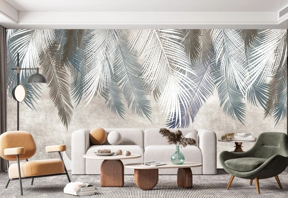 Fototapet Colecția Malibu, frunze tropice | tapet decorativ