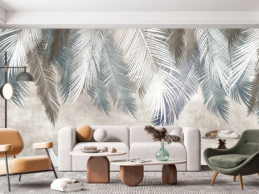 Fototapet Colecția Malibu, frunze tropice | tapet decorativ