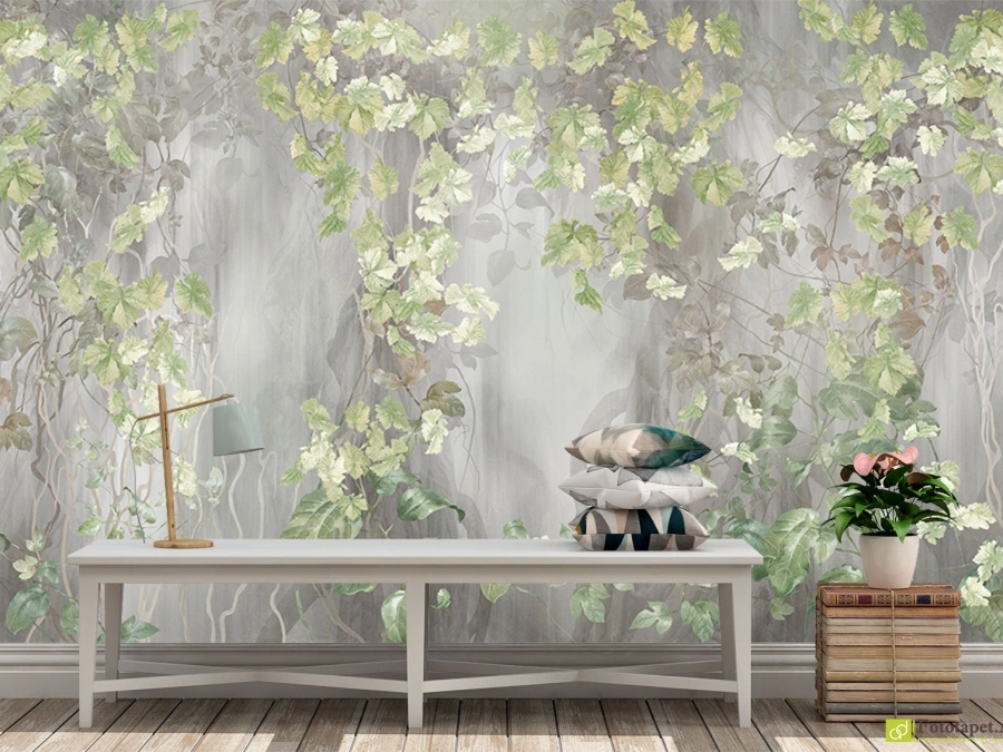 Fototapet Colectia Even, fundal gri | tapet pentru bucătărie