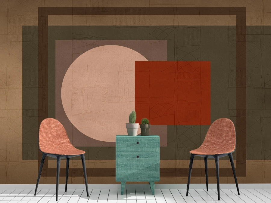 Design Geometric Modern, Fototapet Abstractiv