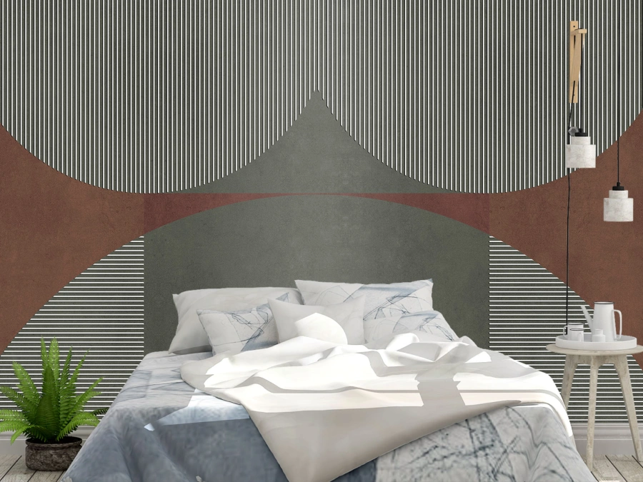 Fototapet Linii și Forme, Tapet Geometric. Tapet geometric modern