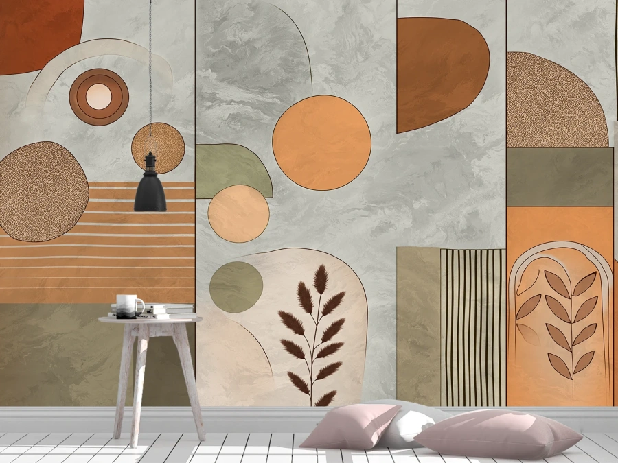 Fototapet „Abstract Natură & Geometrie”